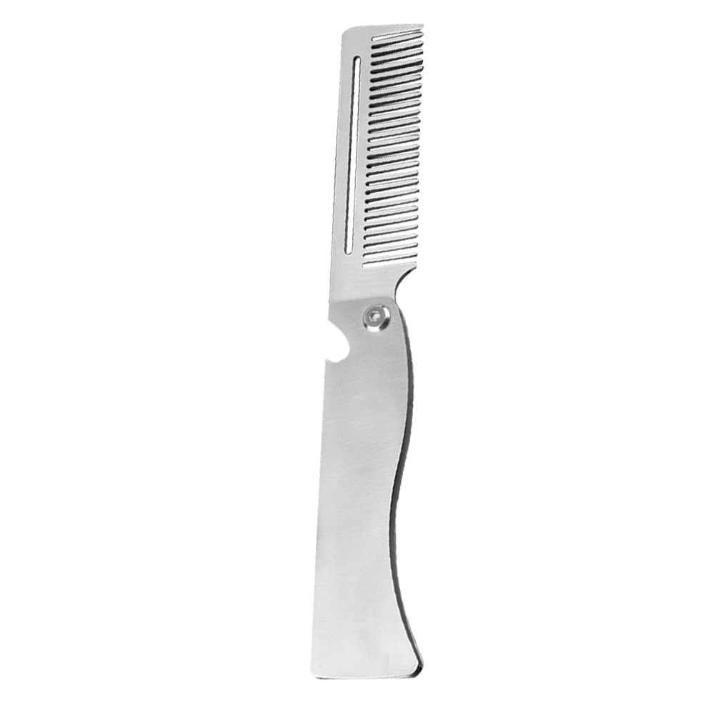 Comb Fine Tooth - Foldable Beard Comb Folding Hair Fine