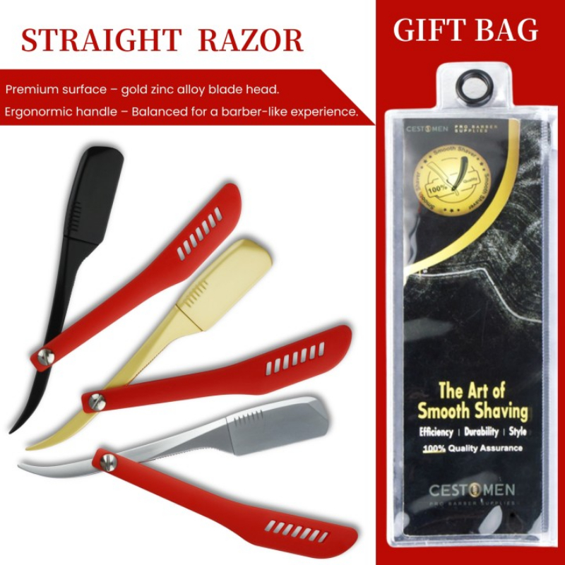 Men'S Grooming Razor - New Type Zinc Alloy Barber Manual