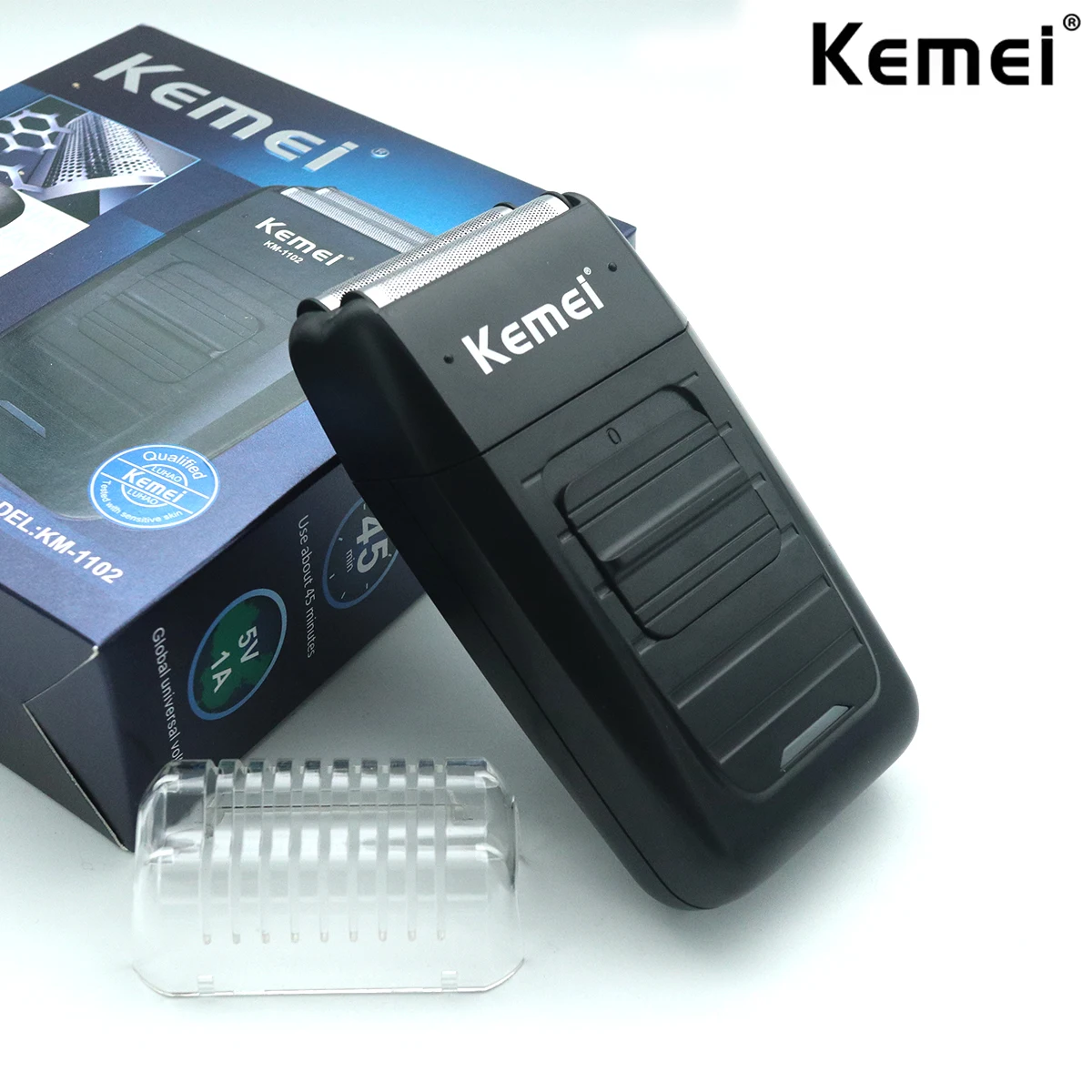 Men'S Grooming Razor - Kemei Rechargeable Cordless Shaver for Men