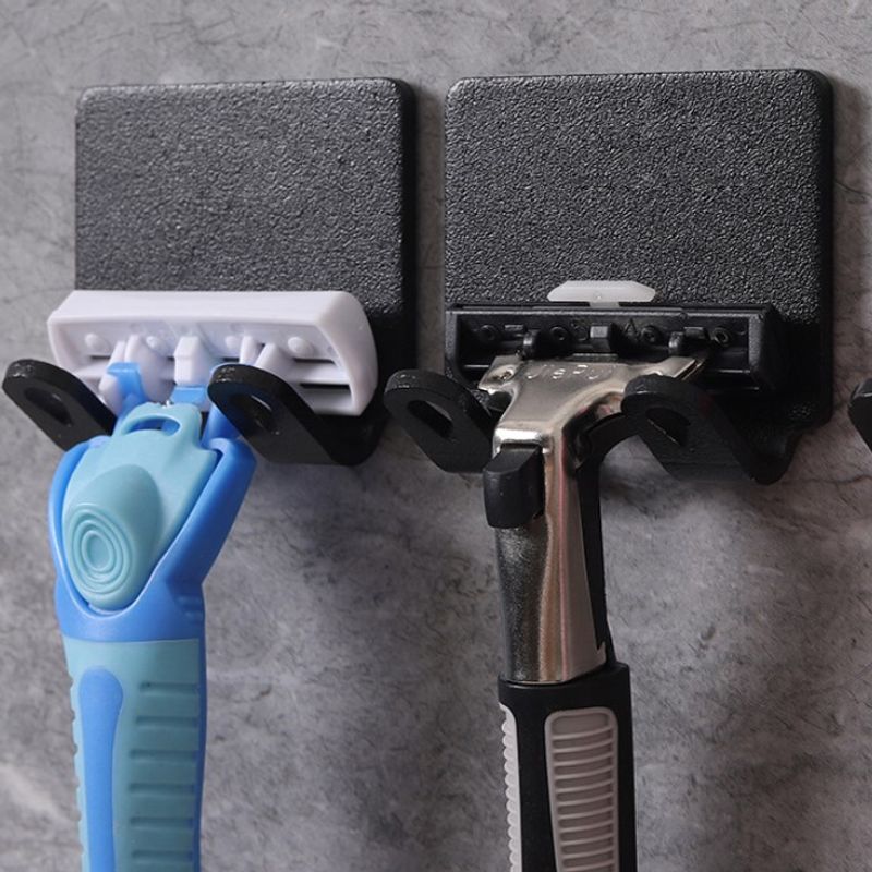 Men'S Grooming Razor - 2pcs Punch Free Razor Holder Storage