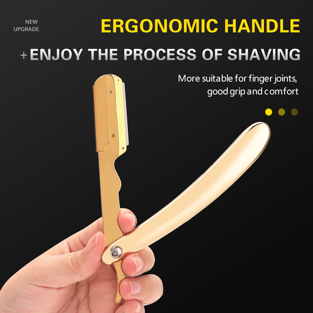 Silver Men Shaving Barber Tool - Men'S Grooming Razor ulasan dan harga