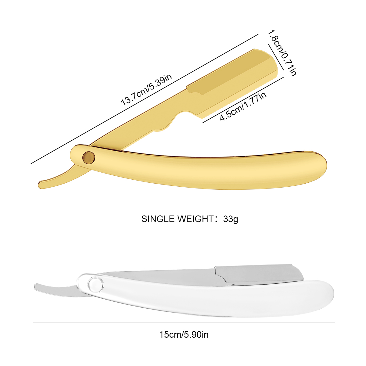 Silver Men Shaving Barber Tool - Men'S Grooming Razor ulasan dan harga