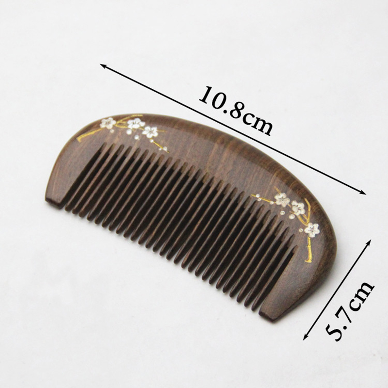 Natural Gold Sandalwood Small  - Comb Fine Tooth ulasan dan harga