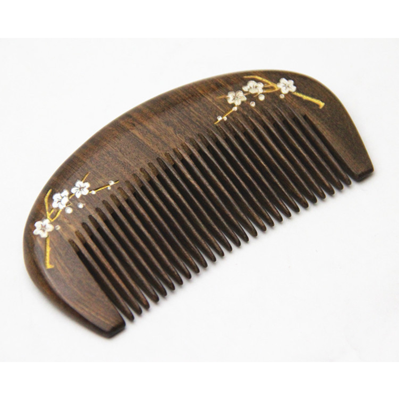 Natural Gold Sandalwood Small  - Comb Fine Tooth ulasan dan harga