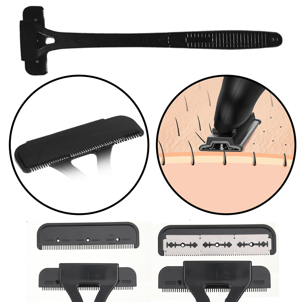 Black Men's Foldable Back Shav - Men'S Grooming Razor ulasan dan harga