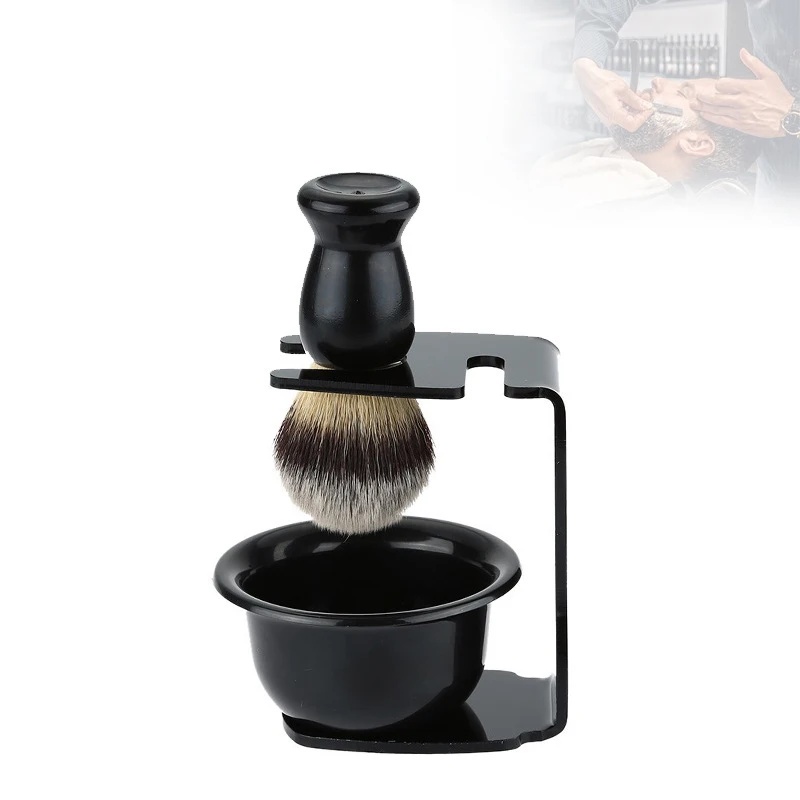 Shaving Brush and Bowl with Ac - Men'S Grooming Accessories Kit ulasan dan harga
