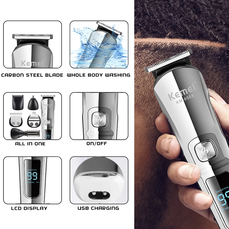 Kemei Professional Multifuncti - Men'S Grooming Razor ulasan dan harga